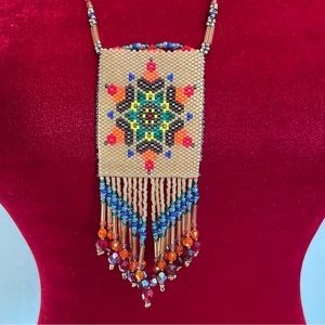 Vintage Beaded Native American Pouch Beautiful!